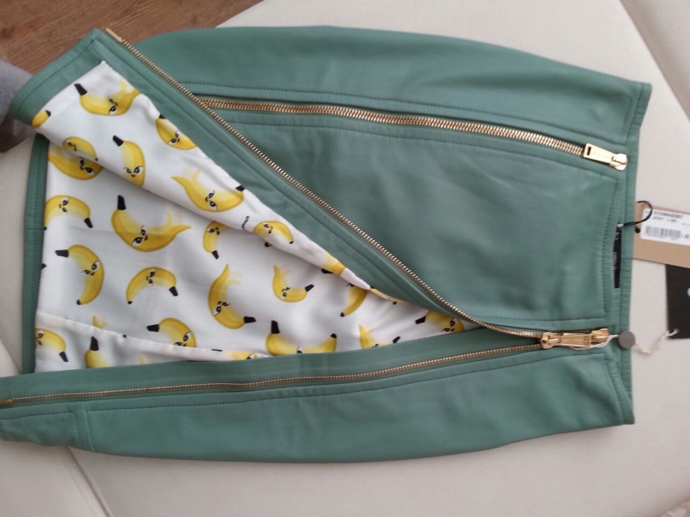 Кожаная юбка DSquared2 оригинал 40IT