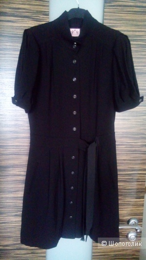 Платье брендовое черное JUICY COUTURE в размере 10