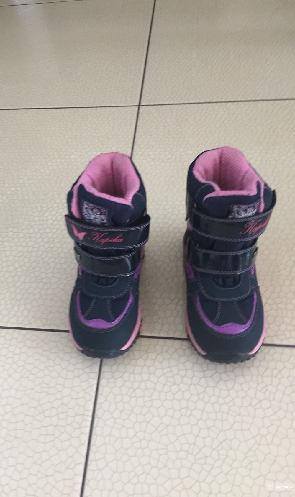 Зимние мембранные ботинки для девочки р 26