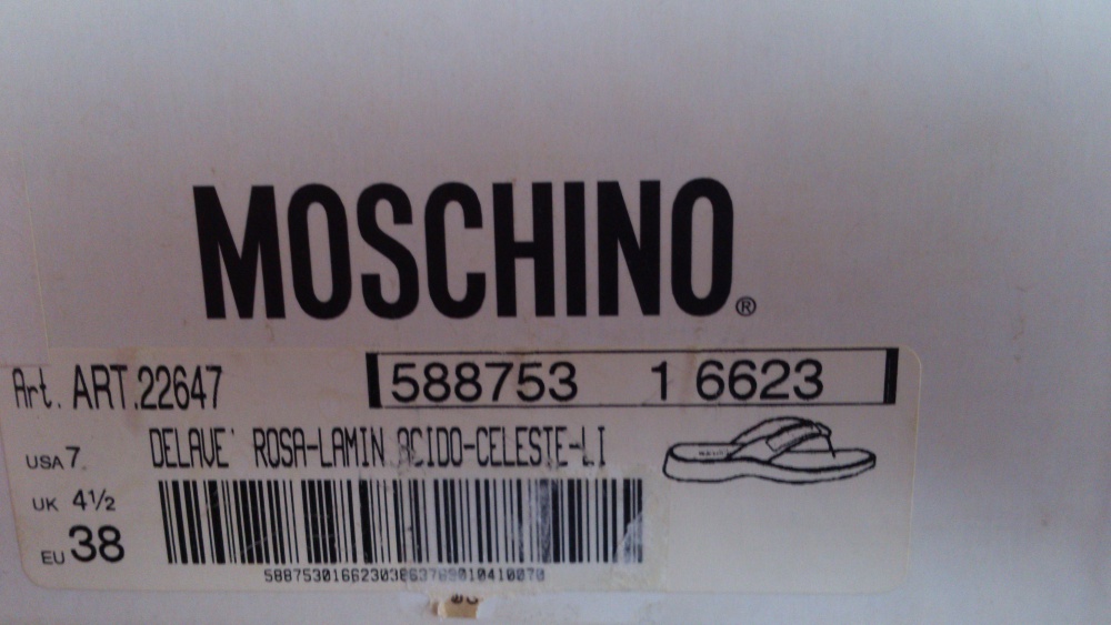 Шлепанцы Moschino, размер 38, Италия