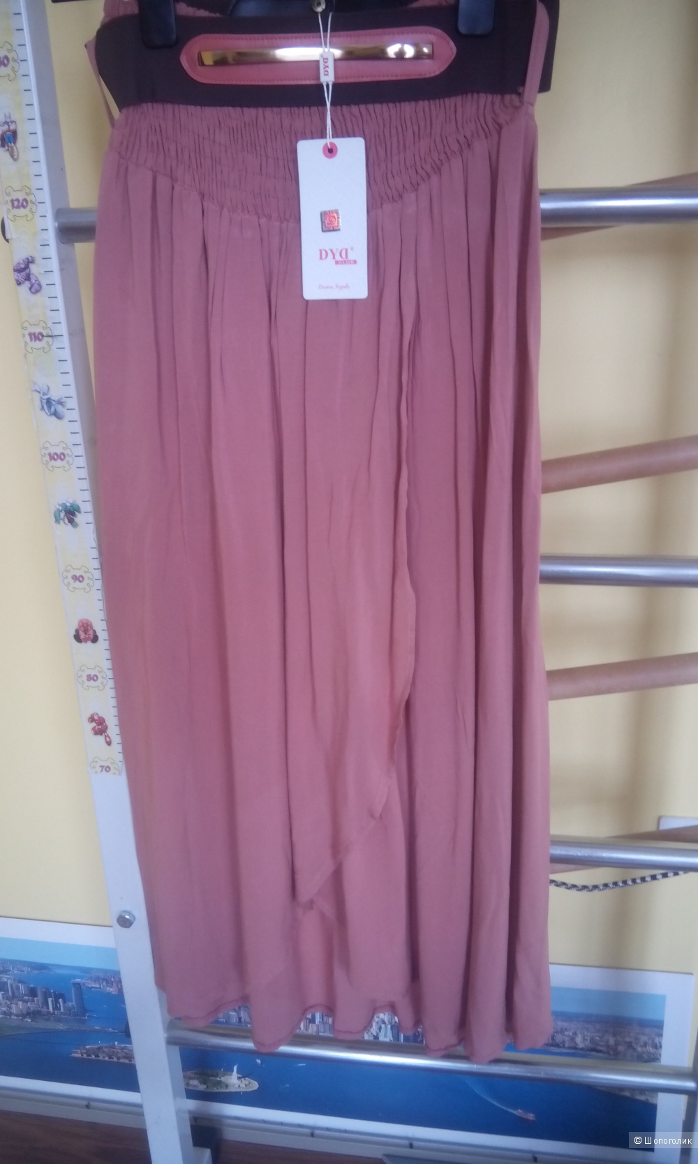 Красивая длинная юбка ,Турция, терракотовый цвет, на размер 44-46