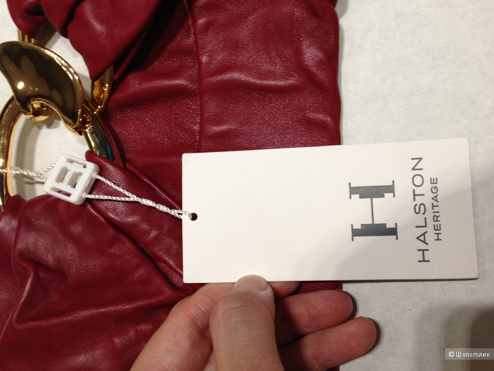 HALSTON HERITAGE широкий кожаный пояс Новый Оригинал р.S