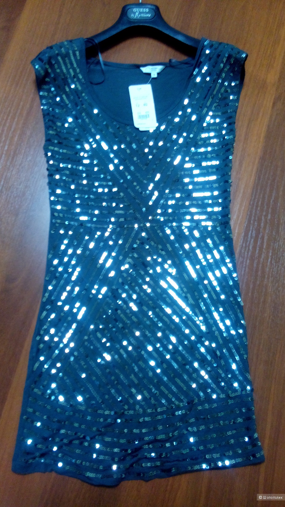 Блузка-платье(туника) с пайетками NEW LOOK Великобритания размер 42-44