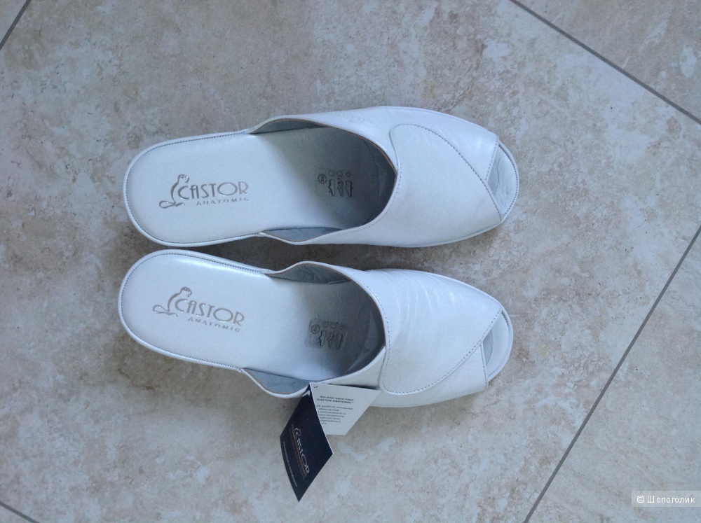 Шлепанцы (прогулочная, домашняя обувь) греческой марки Gastor, размер 40.
