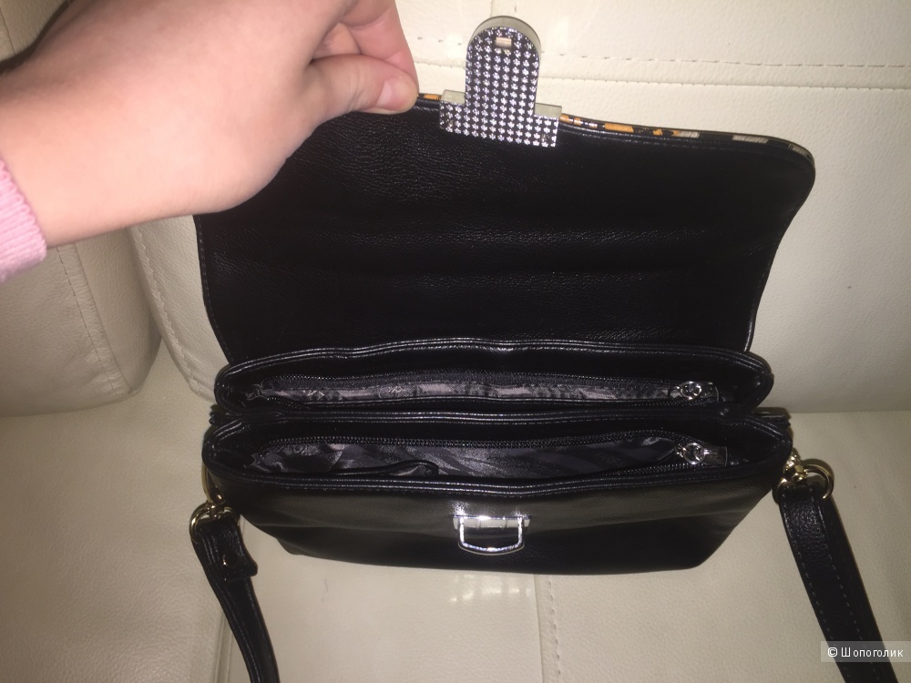 Новая сумка кросбоди чёрный цвет 17х25