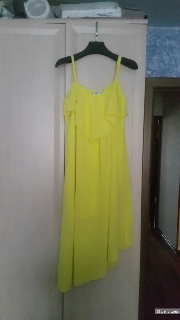 Желтое платье 48-50 xl