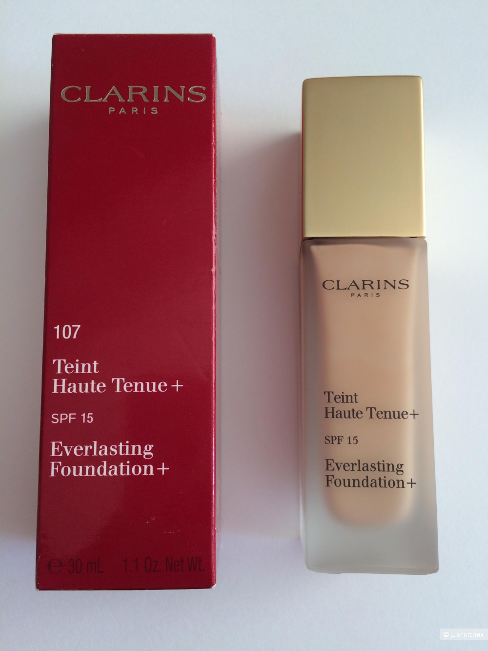 Тональный крем Clarins Teint Haute Tenue+ Тон 107