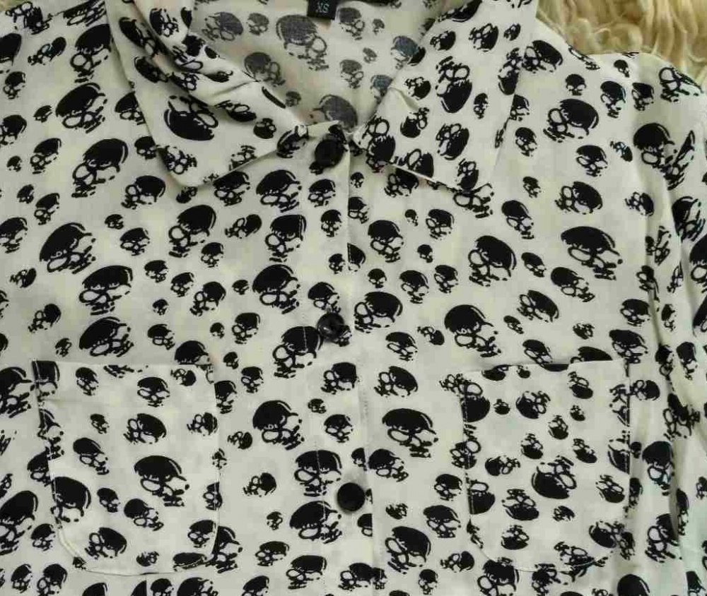 Блузка Peoples Market Skull Blouse, р-р XS