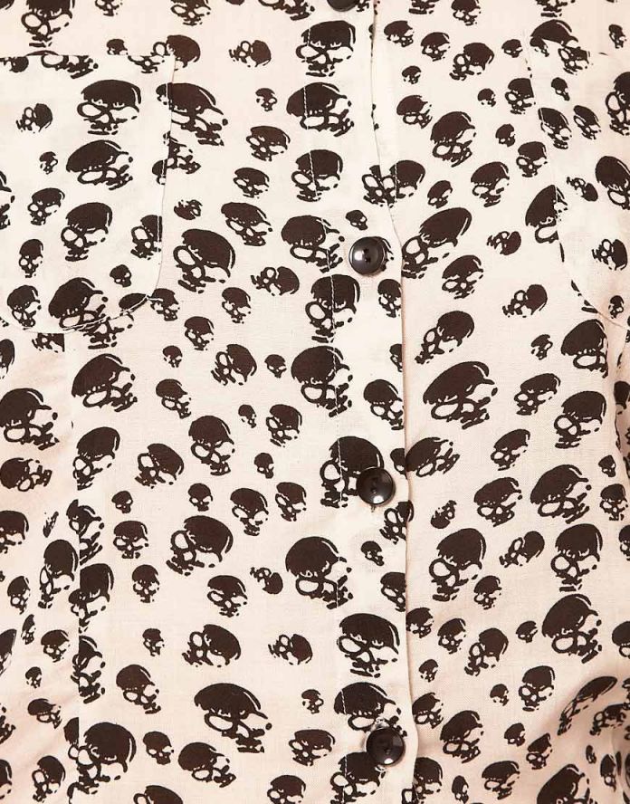 Блузка Peoples Market Skull Blouse, р-р XS