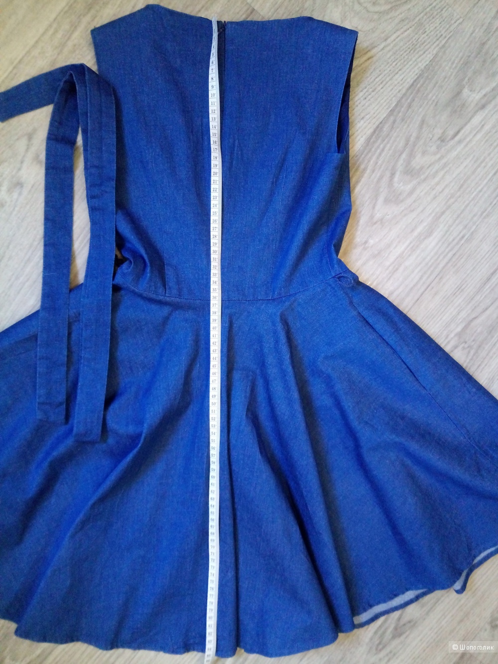 Джинсовое платье с вышивкой LUSIO размер M (44RU)