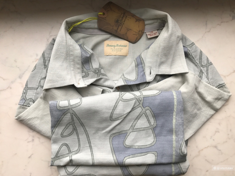 Летняя рубашка Tommy Bahama 100% шёлк,  L