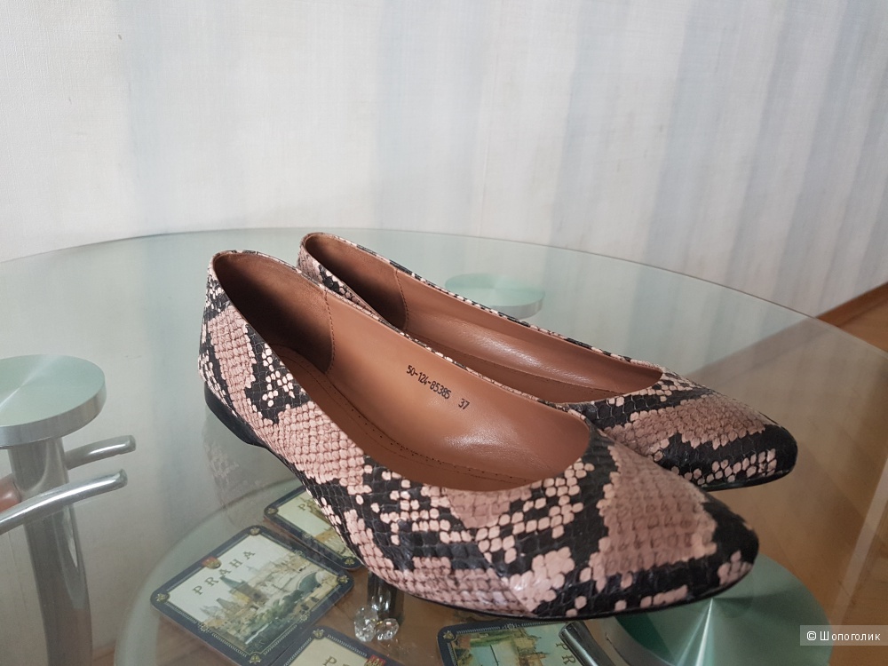 Балетки CORSOCOMO из натуральной кожи 37 размера