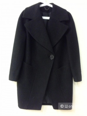 Стильное пальто,  шерсть,  Италия,  размер 40-44