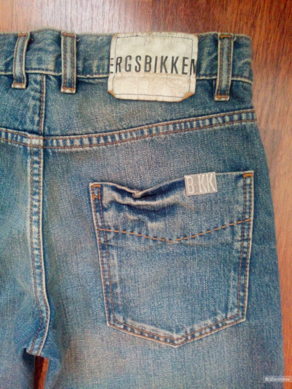 Bikkembergs джинсы мужские(можно как бойфренд )размер 28