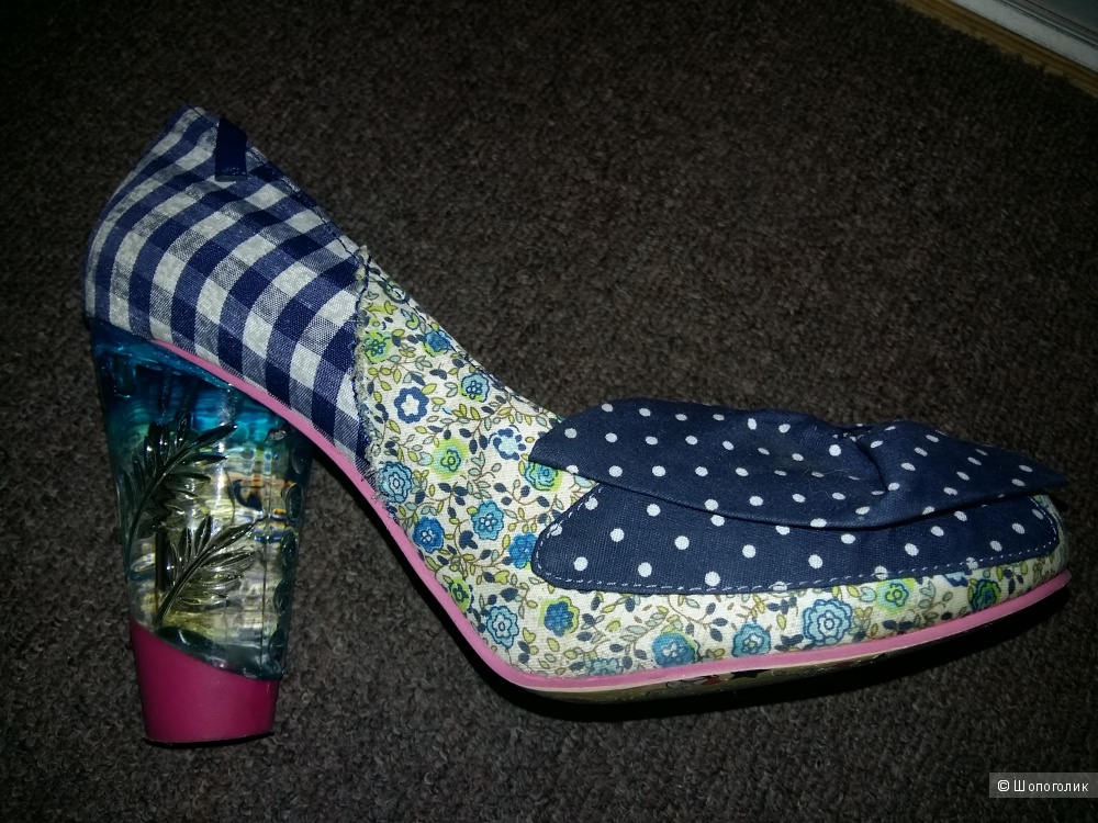 Туфли с прозрачным каблуком Irregular Choice 38EU