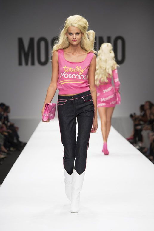Новые джинсы Moschino Couture Barbie Collection 38
