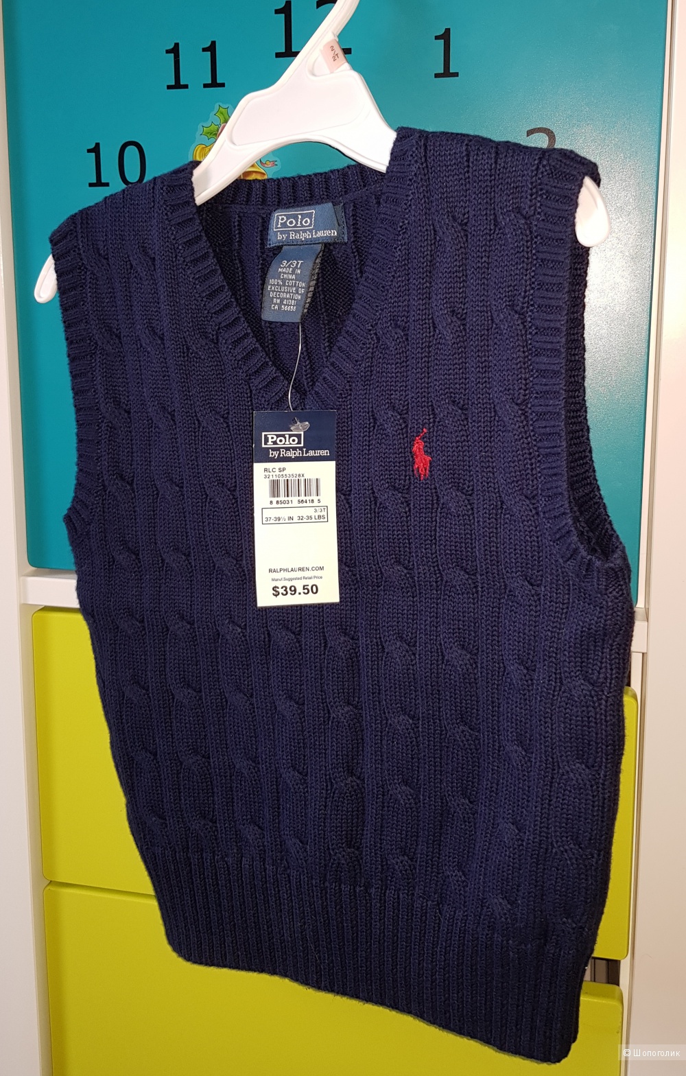 Жилетка Ralph Lauren Knit Sweater Vest 3 года