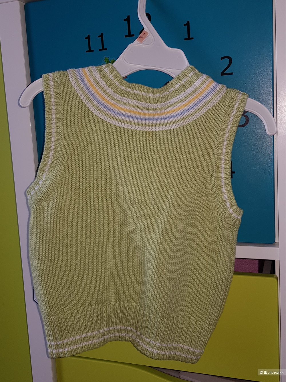 Жилетка Kitestrings Boys 2-7 Toddler Cable Knit Sweater Vest, Leaf Green, 2 года