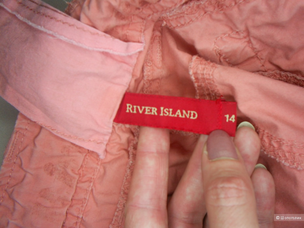 Летние хлопковые штаны от River Island р 46-48-50.