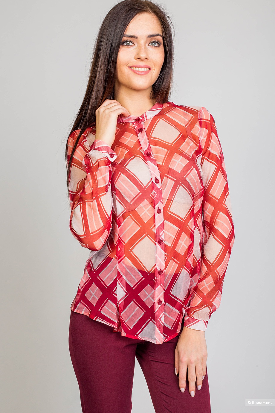 Lisa Romanyuk VEMINA , блузка 100% шелк, 44-46 размер