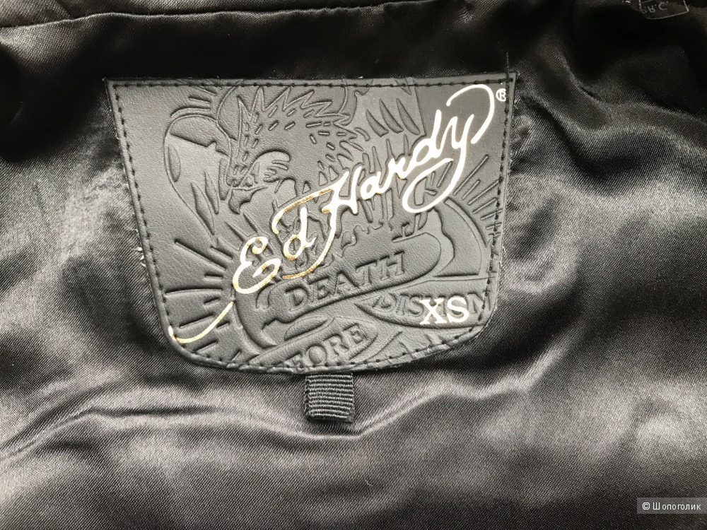 Атласный бомбер Ed Hardy XS