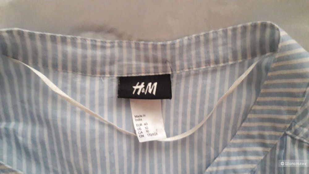 H&M:  платье-рубашка-туника, 40