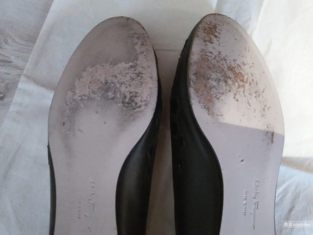 Туфли Salvatore Ferragamo, кожа, черные, размер 39, US 8.5
