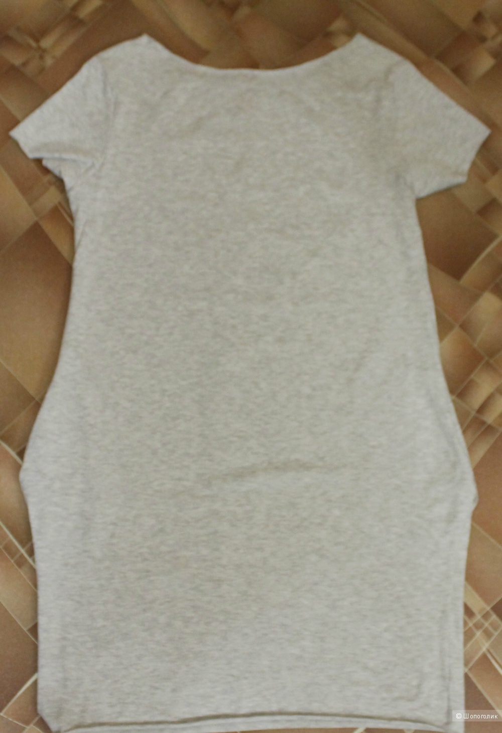 Серое ,трикотажное платье,размер 42-44