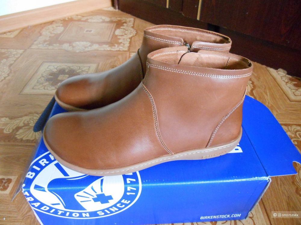 Продаю новые женские ботинки немецкой фирмы Birkenstock.Размер 39 европейский, 8-8.5 американский.Стелька 25 см.