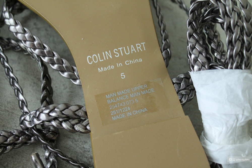 Сандалии Colin Stuart by Victoria's Secret, коричневый перламутр