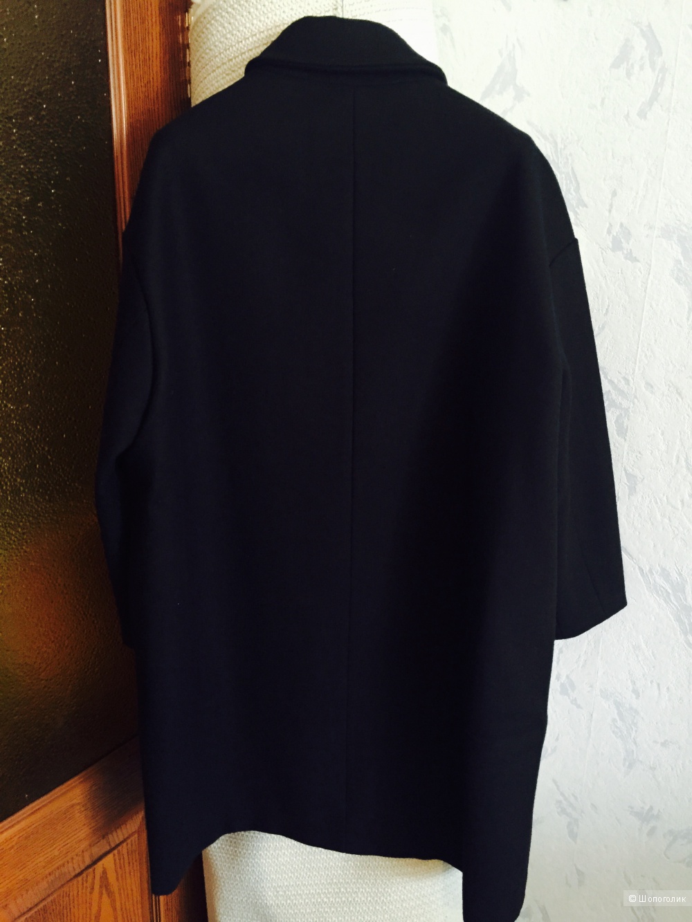 Пальто Barena Venezia oversize, черное, размер 44,46,48ру