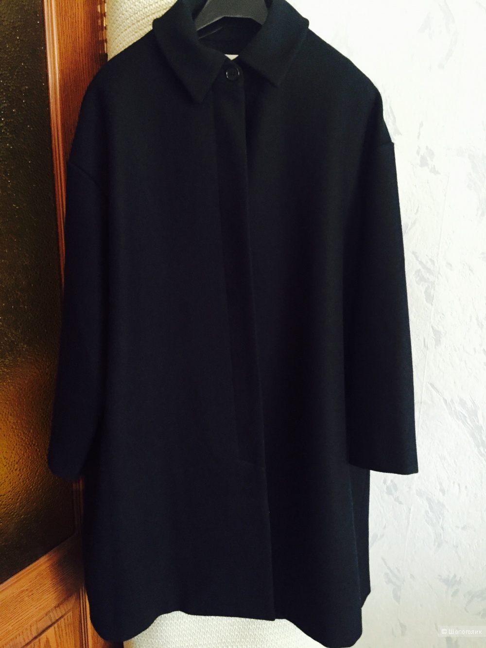 Пальто Barena Venezia oversize, черное, размер 44,46,48ру