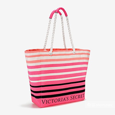 Victoria's Secret пляжная сумка, полосатая
