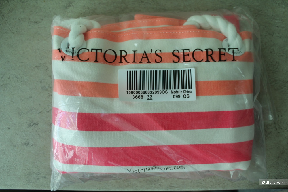 Victoria's Secret пляжная сумка, полосатая