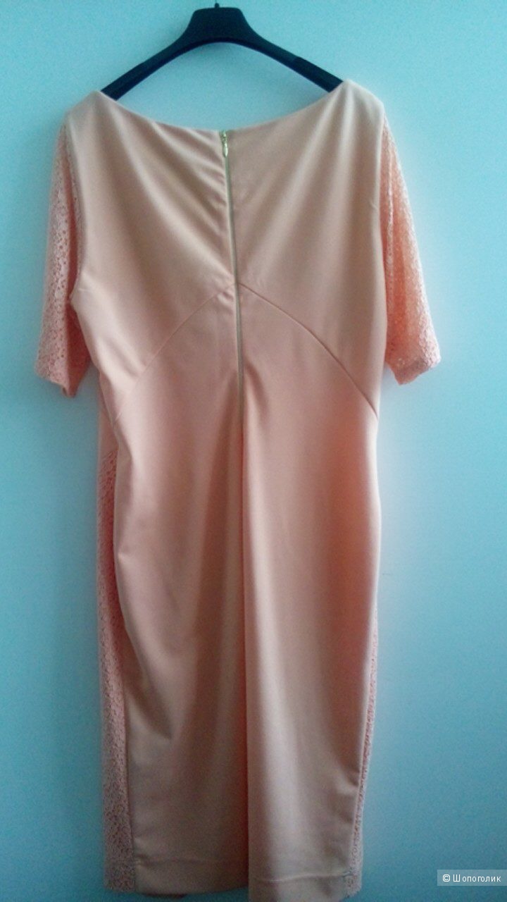 Платье Rinaschemento size plus персик цвет. Размер 50.