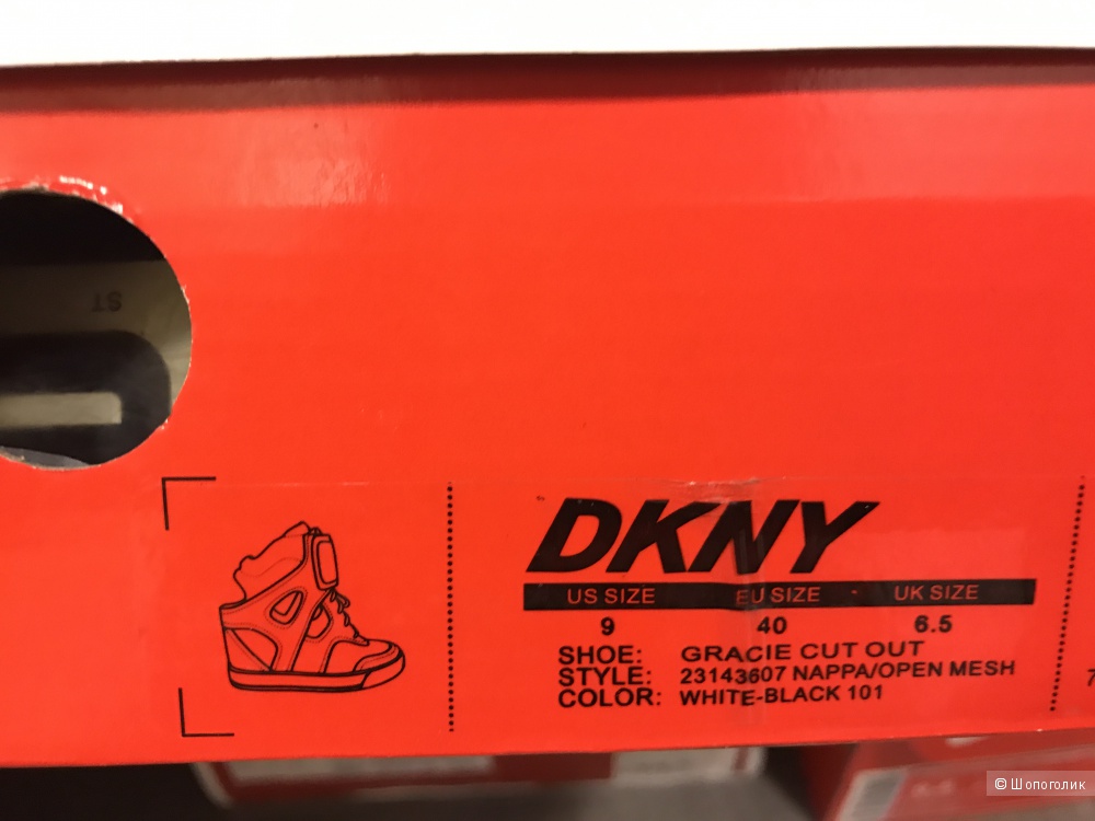 Высокие кеды и кроссовки DKNY, 9/US/40/EU/6,5/UK