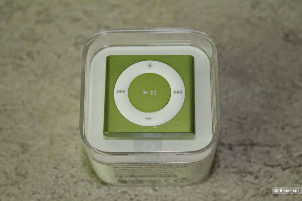 Apple iPod shuffle 4G 2Gb Зеленый  MC750RP/A MP3 плеер