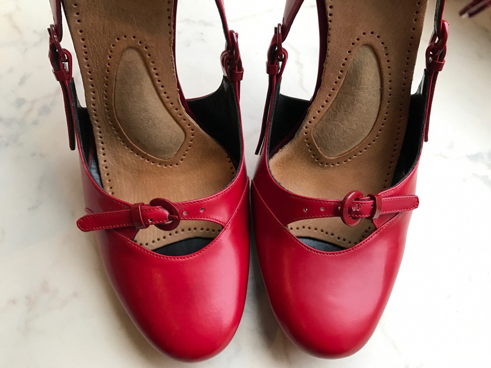 Красные туфли Gianni Barbato р.39