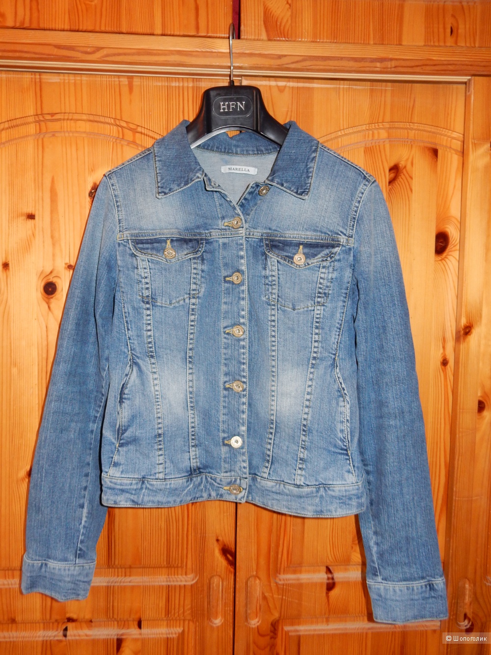Голубая джинсовая куртка MARELLA, размер IT44