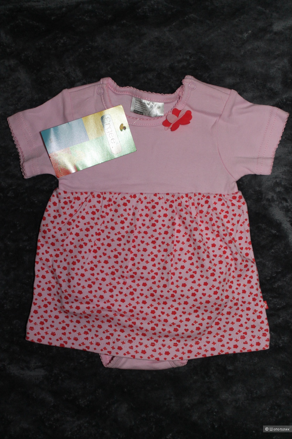 Детское платье Ergee, розовое, 68 размер (4-6мес)