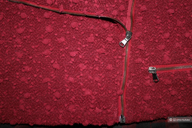 Бордовый жакет бренд Promod,размер 42-44