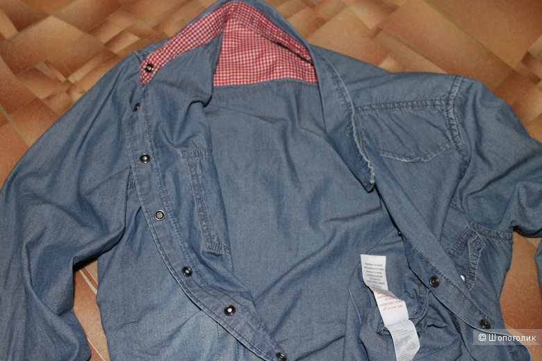 Джинсовая рубашка,бренд New Look размер 42-44