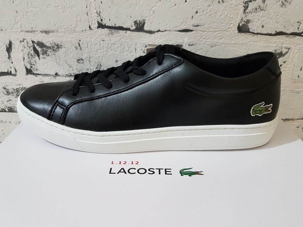 Кеды Lacoste L.12.12 классика, натуральная кожа, размер 39,5-40