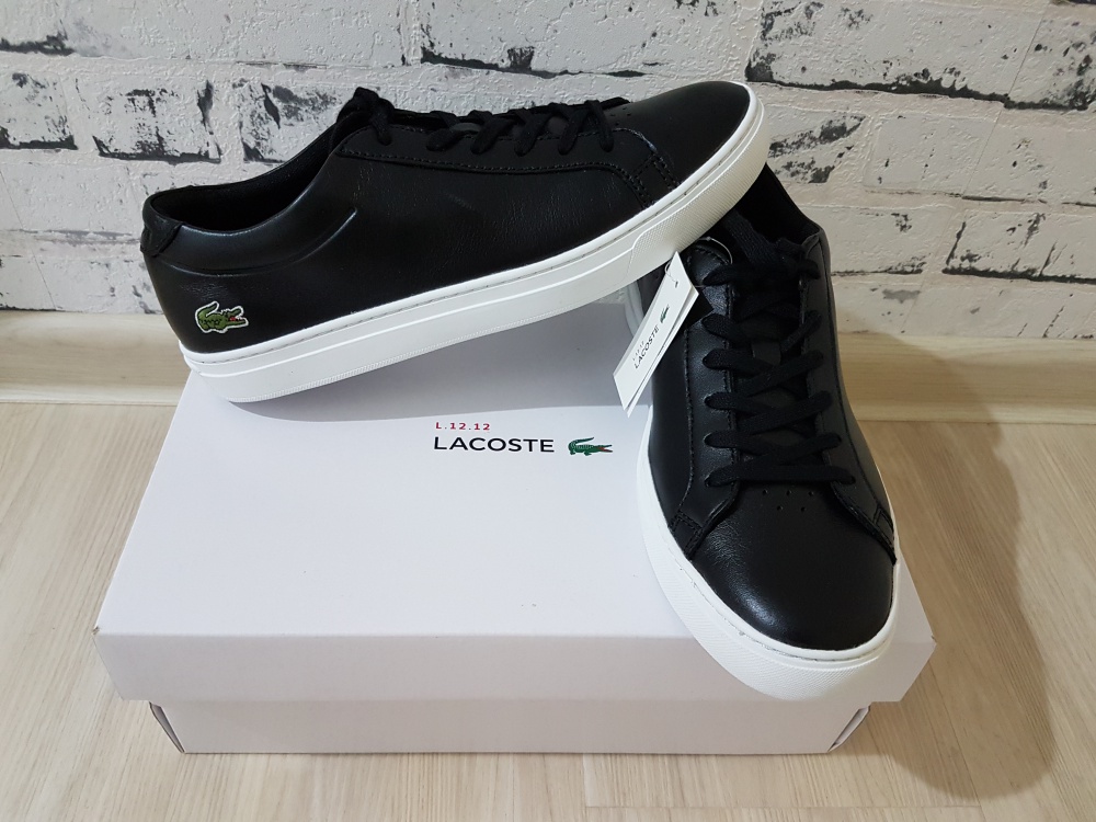 Кеды Lacoste L.12.12 классика, натуральная кожа, размер 39,5-40