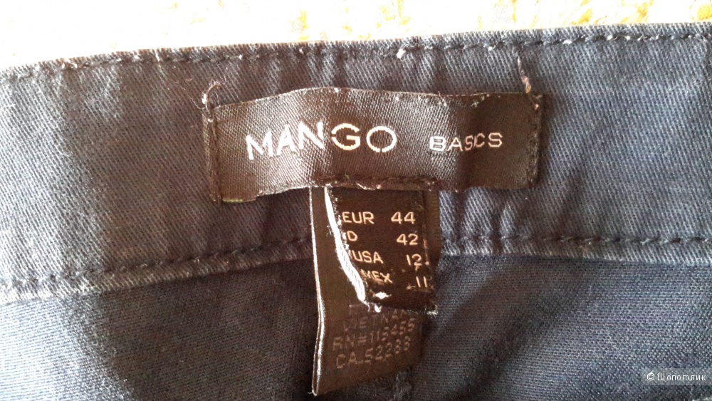 Mango женские зауженные брюки синего цвета размер 42-44EU на наш 48-50