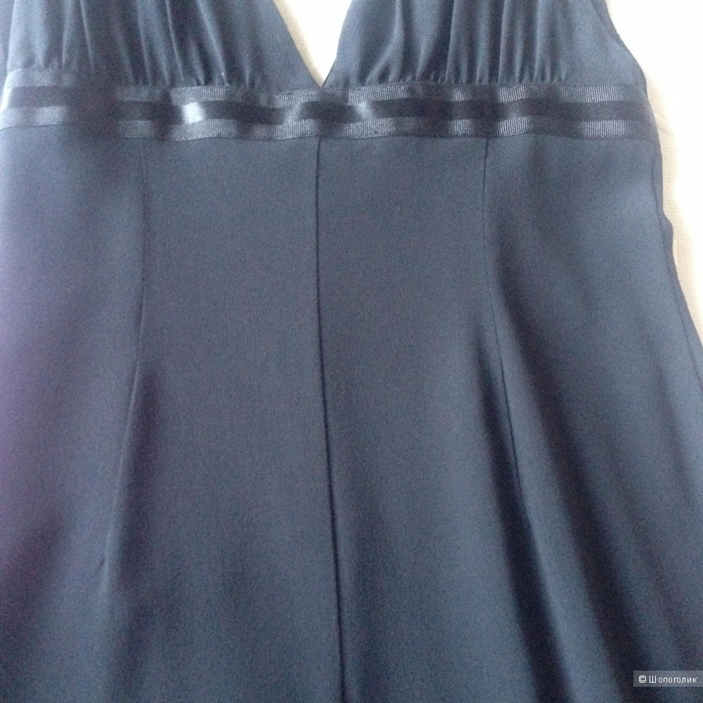 Шелковое черное платье 44 EXTE Италия оригинал