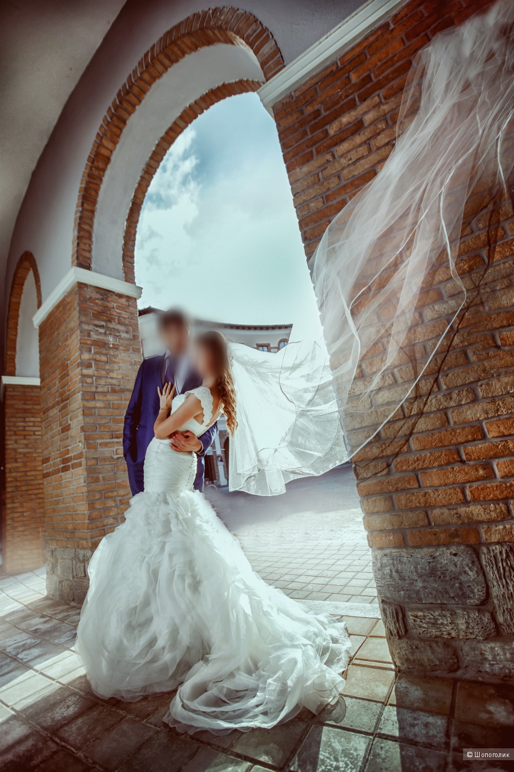 Свадебное платье русалка Mori lee, размер 40-42