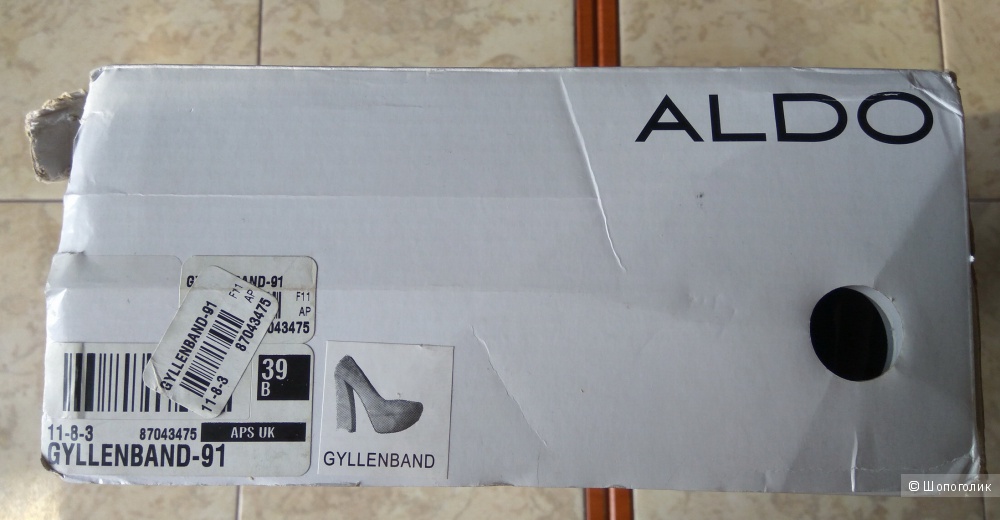 Экстравагантные замшевые туфли Aldo размер 38-39