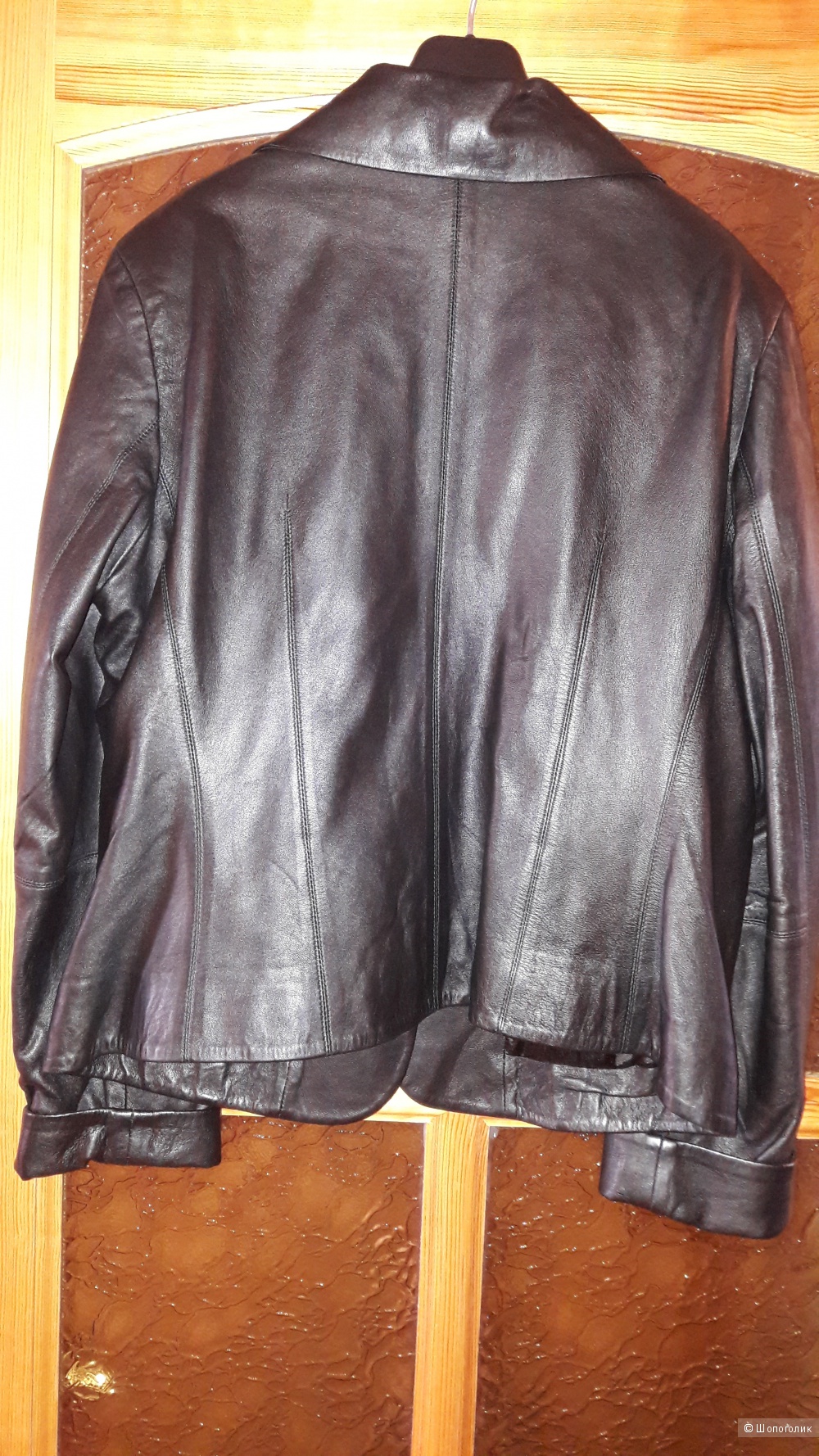 Пиджак кожаный р. 48 (новый), Турция