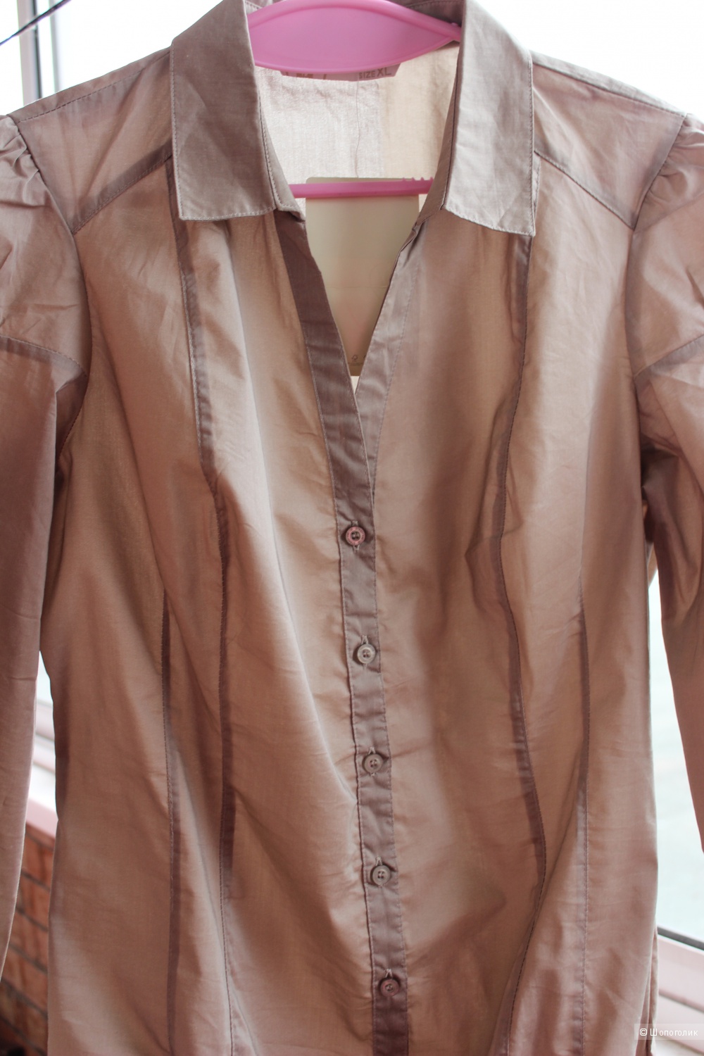 Боди-рубашка STRADIVARIUS, на 46-48 Rus